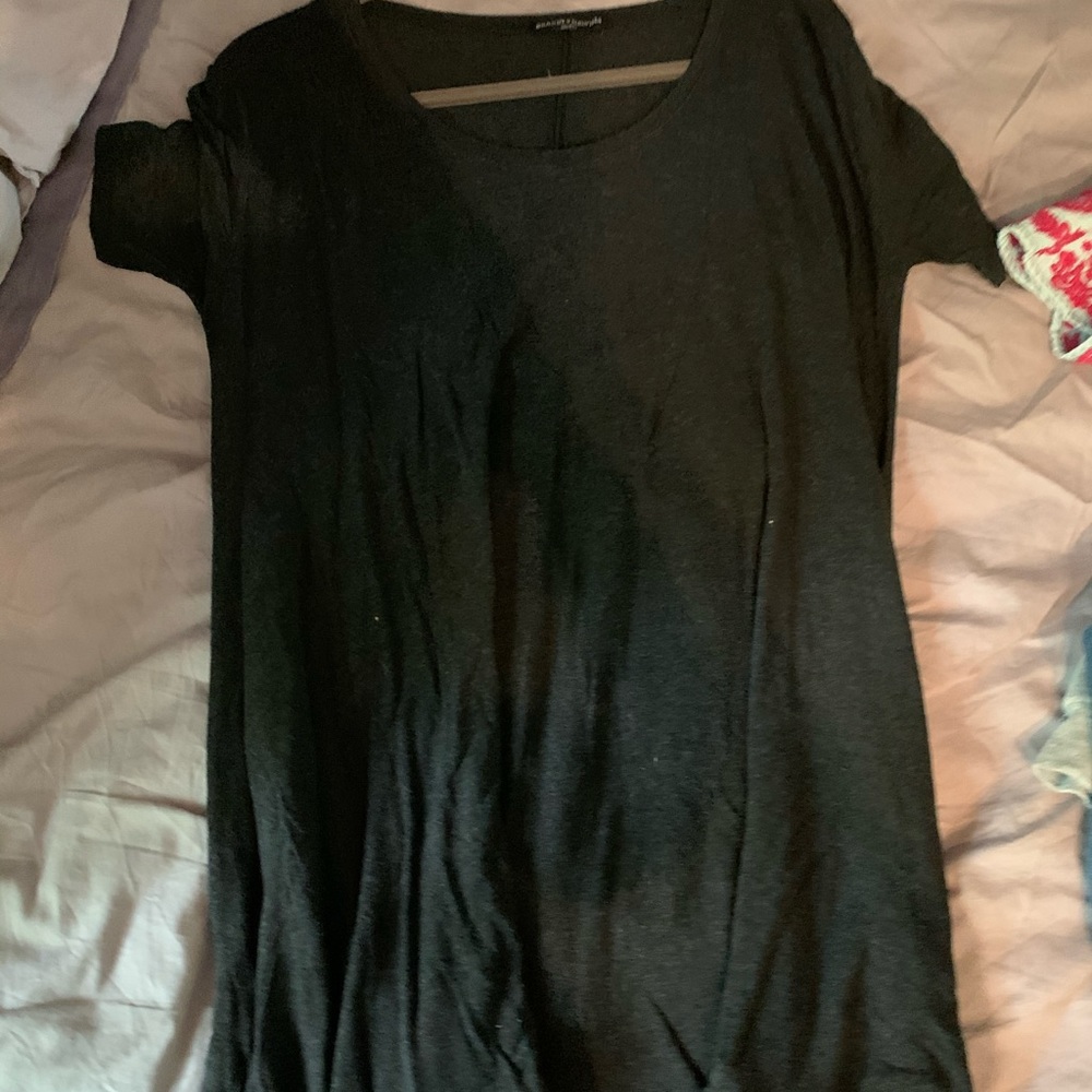Brandy Melville Gray T-Shirt Dress - Picture 3 of 3